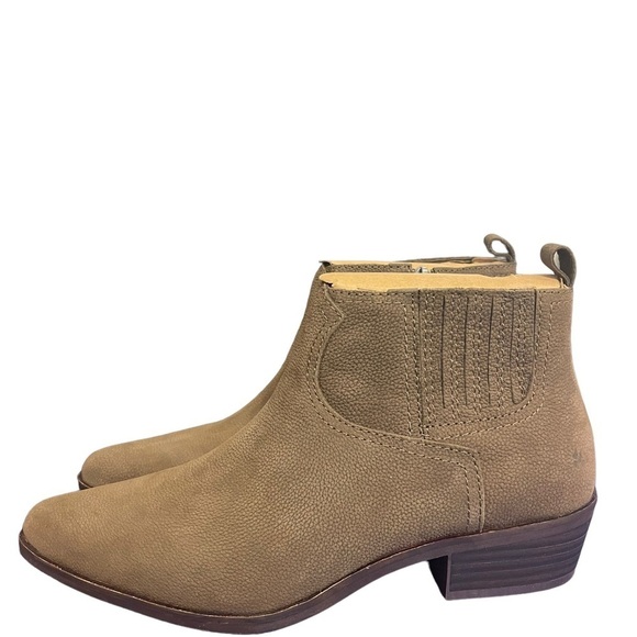 Lucky Brand Hikalli Leather Ankle Western Boot Bootie sz 8 NIB - Picture 5 of 9